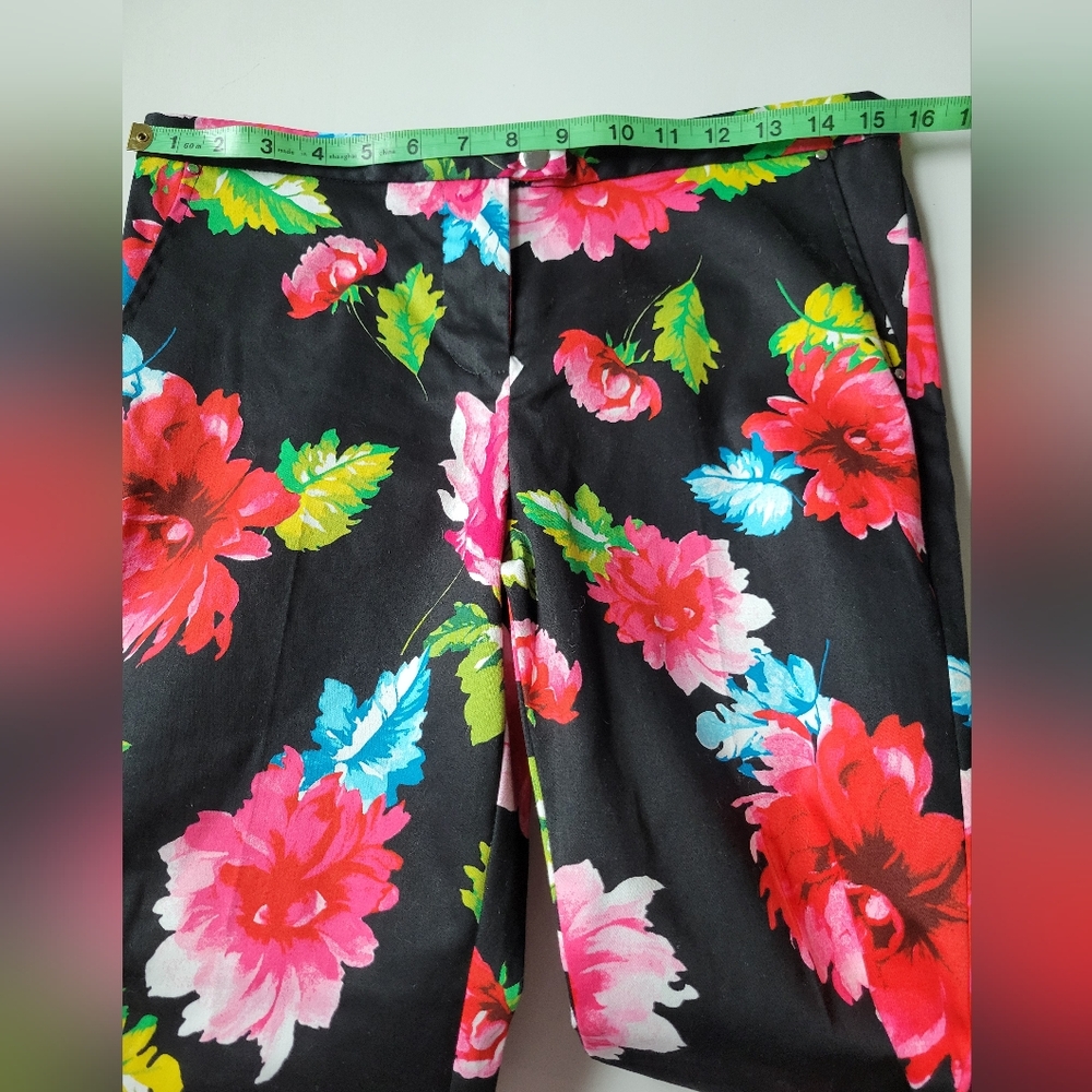XOXO Floral Pants, Size 5/6 - Picture 11 of 14